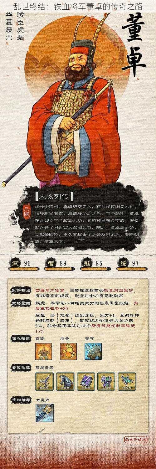 乱世终结:铁血将军董卓的传奇之路