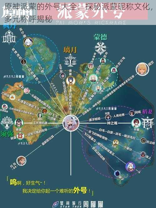 原神派蒙的外号大全:探秘派蒙昵称文化,多元称呼揭秘